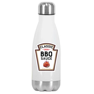 Bbq Halloween 2024 Costume Sauce Group Condiment Stainless Steel Insulated Water Bottle