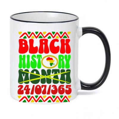 Black History 24/7 11oz Black Color Changing Mug