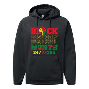 Black History 247365 Black History Month Performance Fleece Hoodie