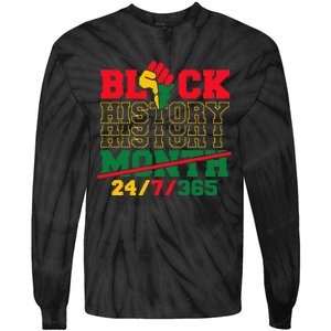 Black History 247365 Black History Month Tie-Dye Long Sleeve Shirt