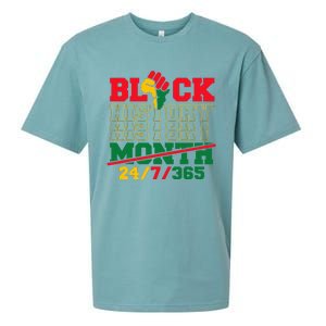 Black History 247365 Black History Month Sueded Cloud Jersey T-Shirt