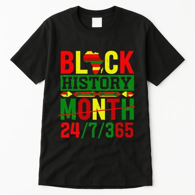 Black History 247365 African Pride Panafrican Colors Tall T-Shirt