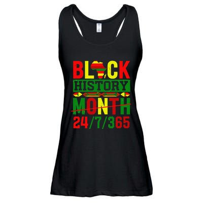 Black History 247365 African Pride Panafrican Colors Ladies Essential Flowy Tank