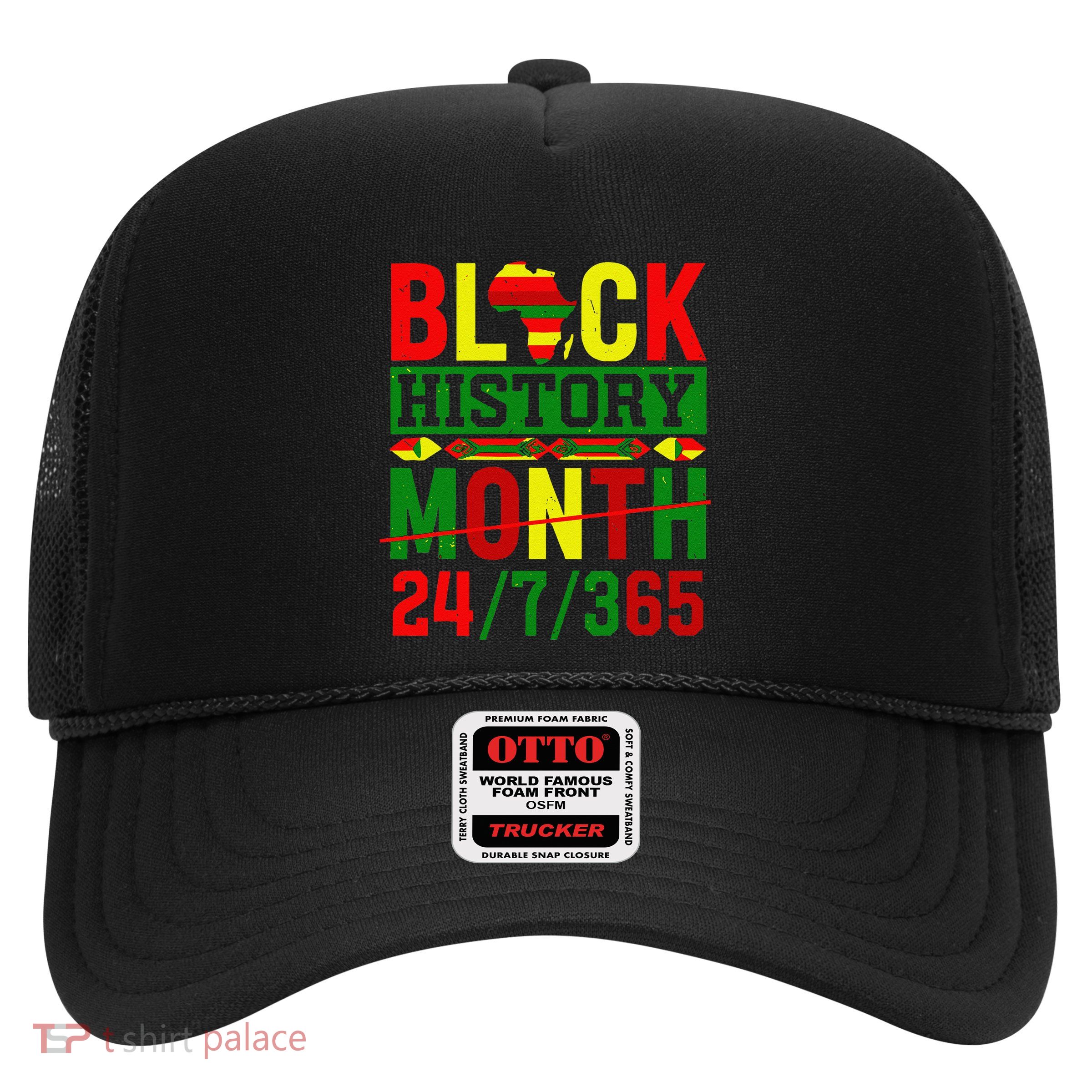 Black History 247365 African Pride Panafrican Colors Trucker Hat