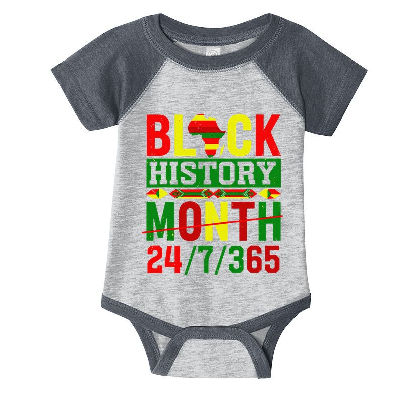 Black History 247365 African Pride Panafrican Colors Infant Baby Jersey Bodysuit