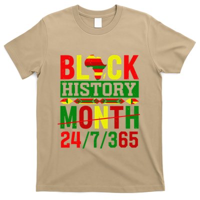 Black History 247365 African Pride Panafrican Colors T-Shirt