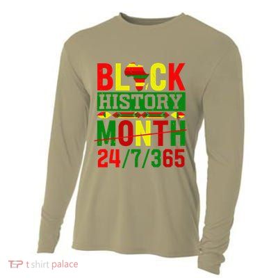Black History 247365 African Pride Panafrican Colors Cooling Performance Long Sleeve Crew