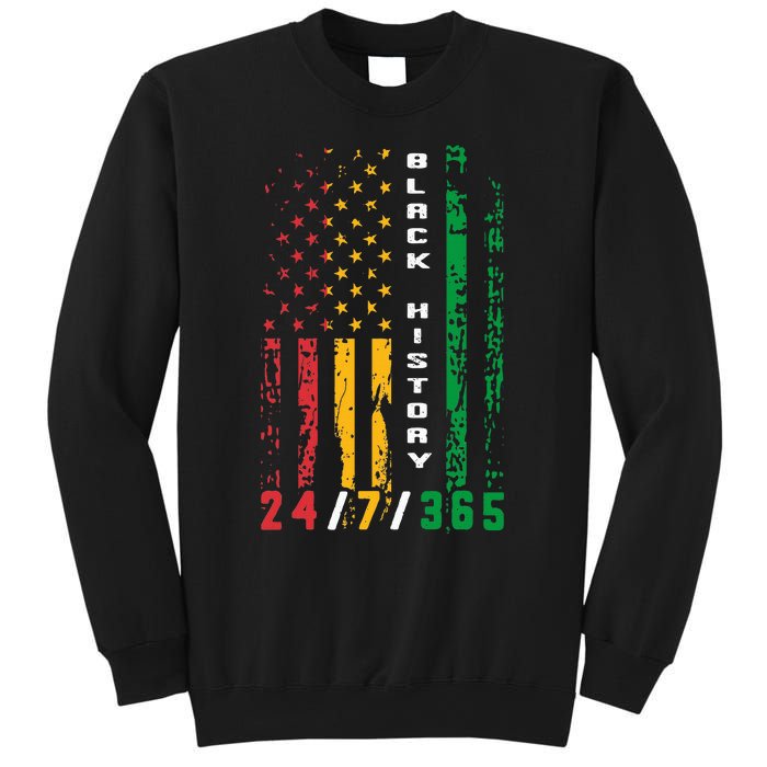 Black History 247365 African American Flag African Sweatshirt