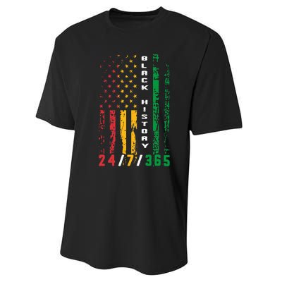 Black History 247365 African American Flag African Performance Sprint T-Shirt