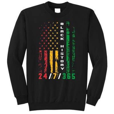 Black History 247365 African American Flag African Tall Sweatshirt