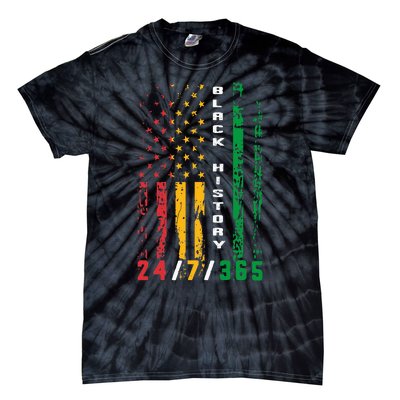 Black History 247365 African American Flag African Tie-Dye T-Shirt