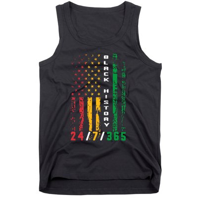 Black History 247365 African American Flag African Tank Top