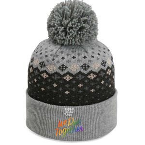 Biden Harris 2020 Joe Kamala Lgbt We Rise Together Equality Meaningful Gift The Baniff Cuffed Pom Beanie