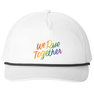 Biden Harris 2020 Joe Kamala Lgbt We Rise Together Equality Meaningful Gift Snapback Five-Panel Rope Hat