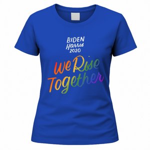 Biden Harris 2020 Joe Kamala Lgbt We Rise Together Equality Meaningful Gift Women's T-Shirt