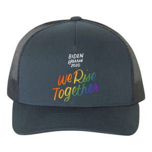 Biden Harris 2020 Joe Kamala Lgbt We Rise Together Equality Meaningful Gift Yupoong Adult 5-Panel Trucker Hat