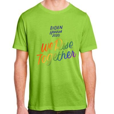 Biden Harris 2020 Joe Kamala Lgbt We Rise Together Equality Gift Adult ChromaSoft Performance T-Shirt