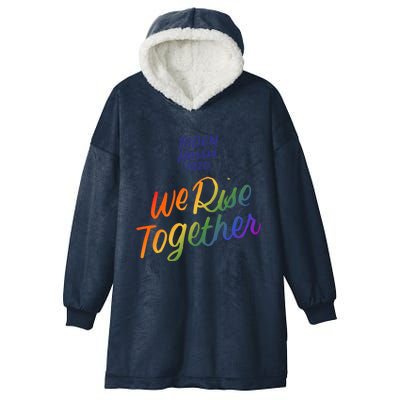 Biden Harris 2020 Joe Kamala Lgbt We Rise Together Equality Gift Hooded Wearable Blanket