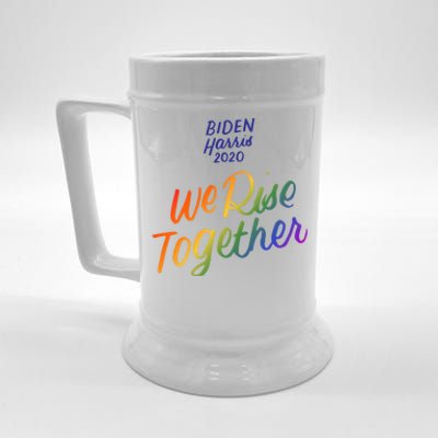 Biden Harris 2020 Joe Kamala Lgbt We Rise Together Equality Gift Beer Stein