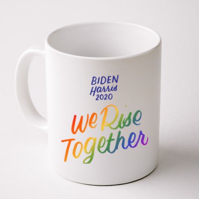 Biden Harris 2020 Joe Kamala Lgbt We Rise Together Equality Gift Coffee Mug