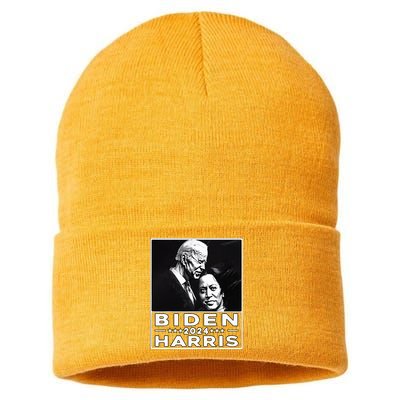 Biden Harris 2024 47th President Election Joe Biden Kamala Sustainable Knit Beanie