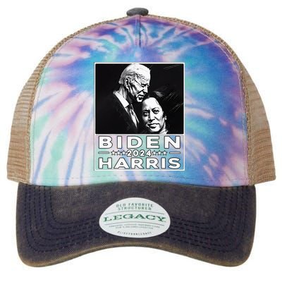 Biden Harris 2024 47th President Election Joe Biden Kamala Legacy Tie Dye Trucker Hat