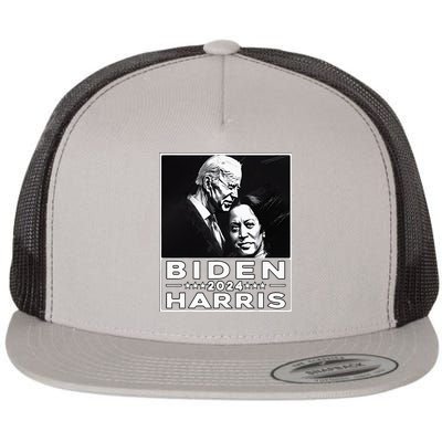 Biden Harris 2024 47th President Election Joe Biden Kamala Flat Bill Trucker Hat