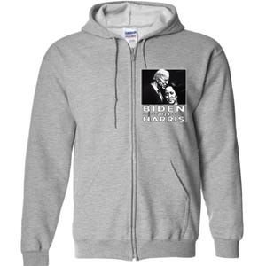 Biden Harris 2024 47th President Election Joe Biden Kamala Full Zip Hoodie