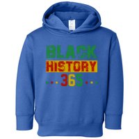 Black History 365 Black History Month Celebration Gift Toddler Hoodie