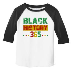 Black History 365 Black History Month Celebration Gift Toddler Fine Jersey T-Shirt