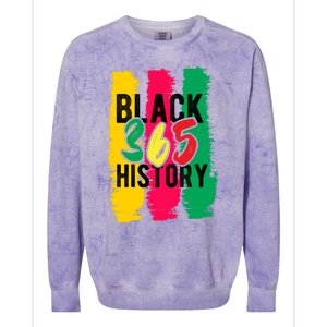 Black History 365 Gift Colorblast Crewneck Sweatshirt