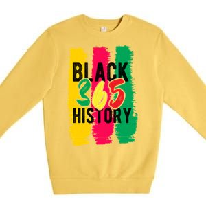 Black History 365 Gift Premium Crewneck Sweatshirt