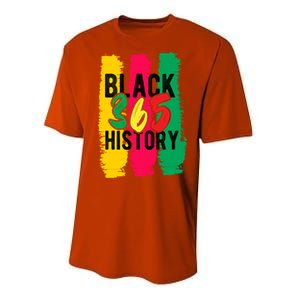 Black History 365 Gift Performance Sprint T-Shirt