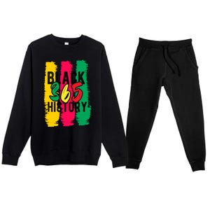 Black History 365 Gift Premium Crewneck Sweatsuit Set