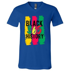 Black History 365 Gift V-Neck T-Shirt