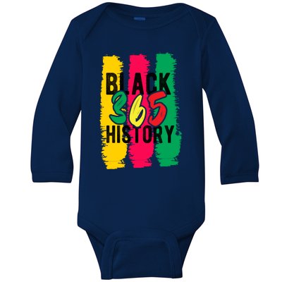 Black History 365 Gift Baby Long Sleeve Bodysuit