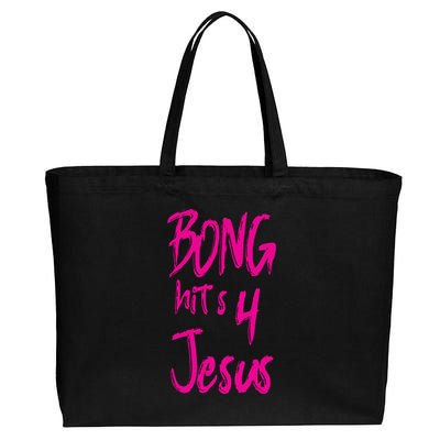 Bong Hits 4 Jesus Cotton Canvas Jumbo Tote