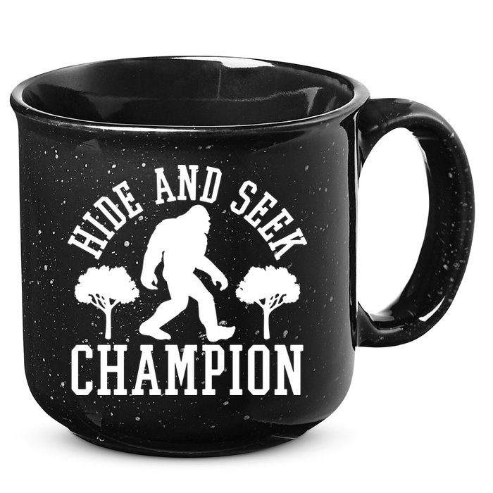 Bigfoot Hide And Seek Champion 15oz Campfire Ceramic Mug