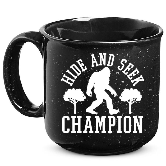 Bigfoot Hide And Seek Champion 15oz Campfire Ceramic Mug