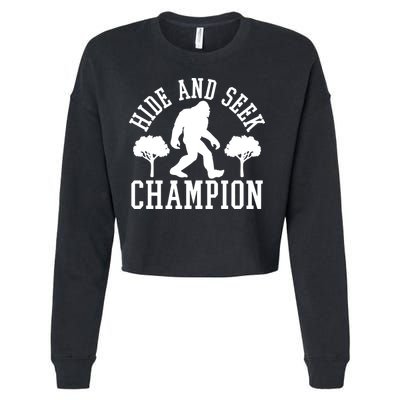 Bigfoot Hide And Seek Champion Cropped Pullover Crew