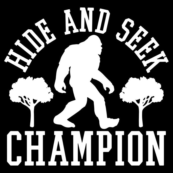 Bigfoot Hide And Seek Champion Cropped Pullover Crew