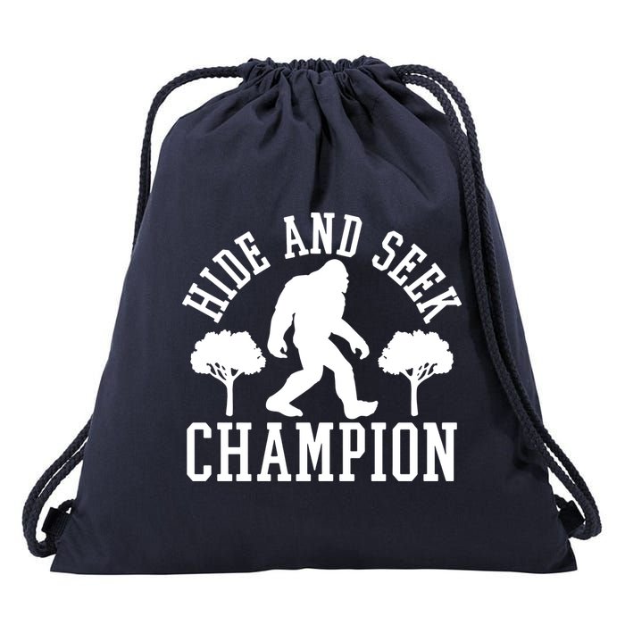 Bigfoot Hide And Seek Champion Drawstring Bag