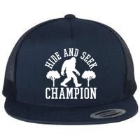 Bigfoot Hide And Seek Champion Flat Bill Trucker Hat