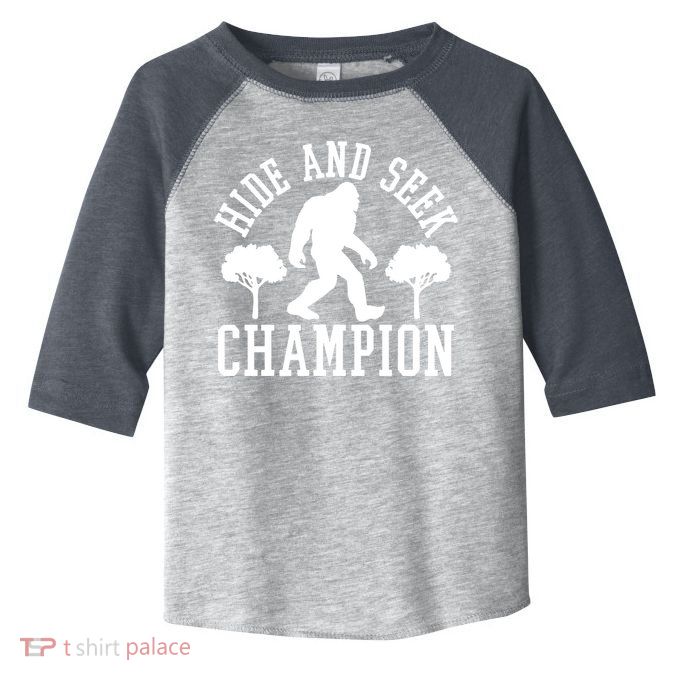 Bigfoot Hide And Seek Champion Toddler Fine Jersey T-Shirt