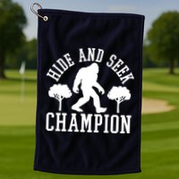 Bigfoot Hide And Seek Champion Golf Towel