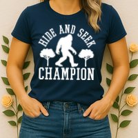 Bigfoot Hide And Seek Champion Womens T-Shirt