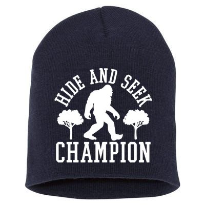 Bigfoot Hide And Seek Champion Short Acrylic Beanie