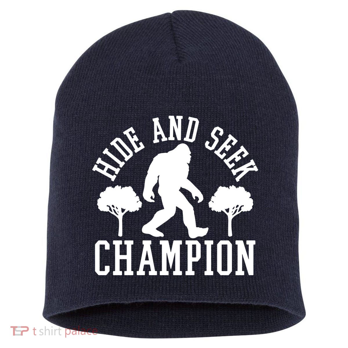 Bigfoot Hide And Seek Champion Short Acrylic Beanie