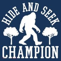 Bigfoot Hide And Seek Champion Kids T-Shirt