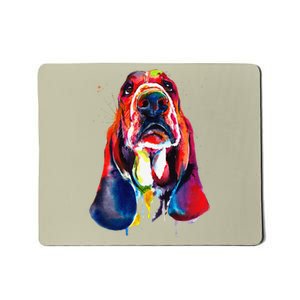 Basset Hound Artistic Funny Dog Cute Sweet Gift Birthday Mousepad